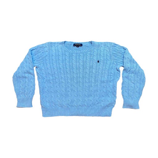 Pull ralph lauren top bleu femme
