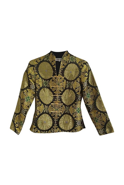 Silk qipao jacket 