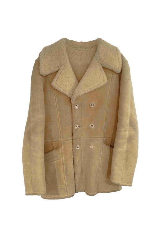 Manteau en peau lainée 