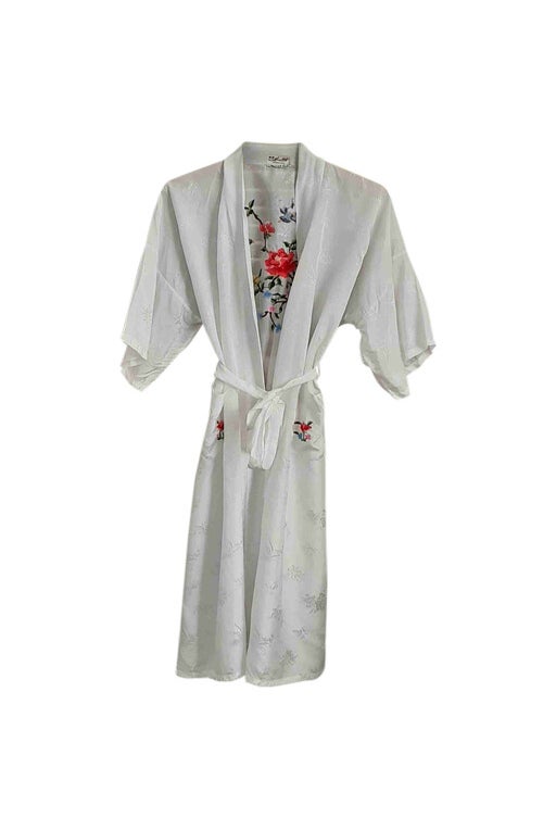 Embroidered dressing gown 