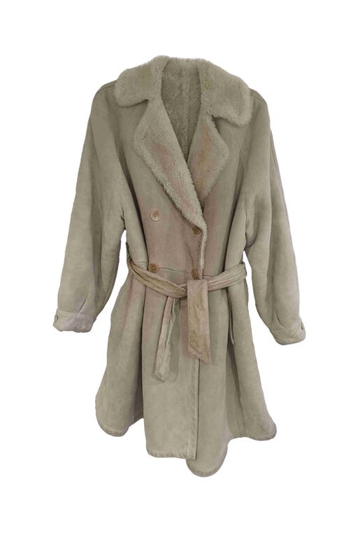 Armani shearling coat