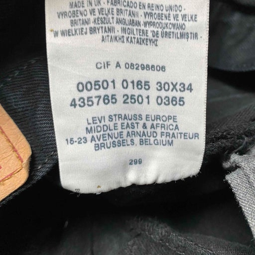 Levi's 501 W30L34 jeans 