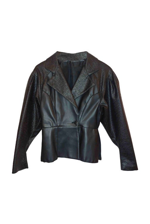 Faux leather jacket 