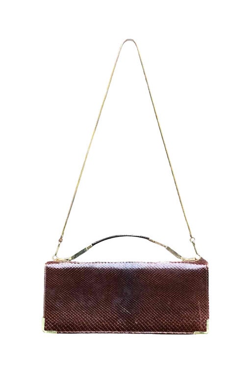 Exotic leather bag 