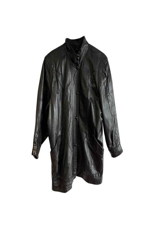 Leather coat 
