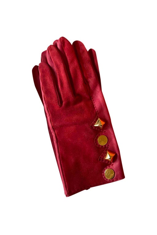 Hermès leather gloves