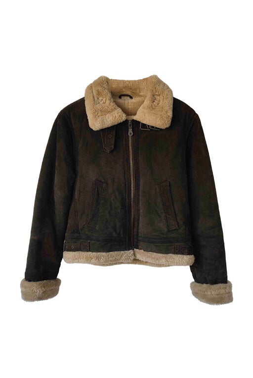 Shearling bomber 