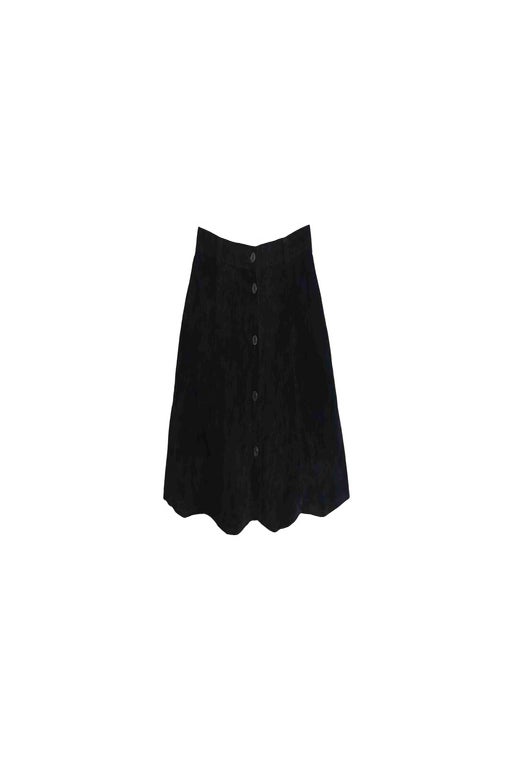 Velvet mini skirt 