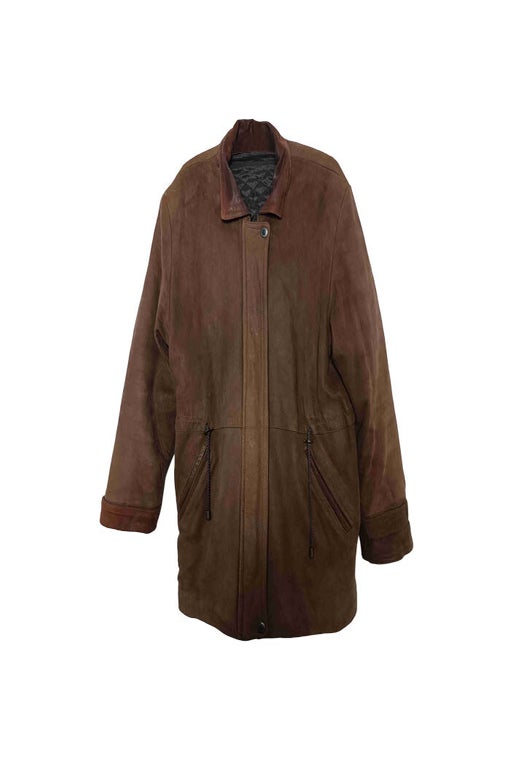 Leather coat 