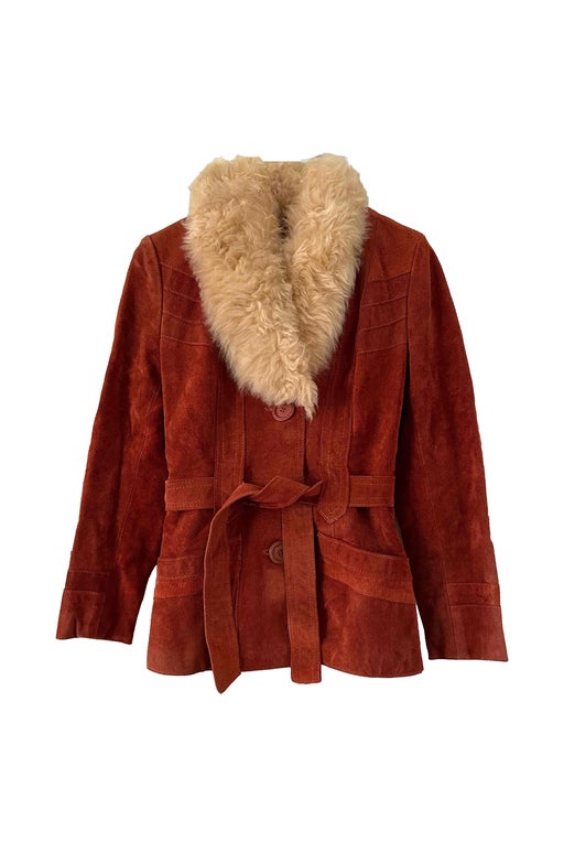 Shearling safari jacket 