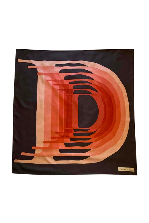 Dior silk scarf