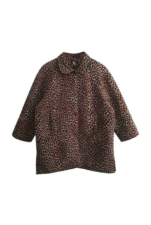 Leopard quilted jacket 