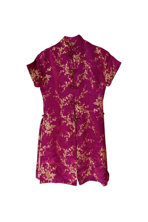 Silk qipao dress 