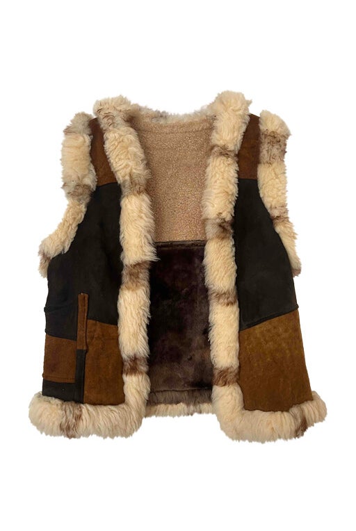 Shearling vest 