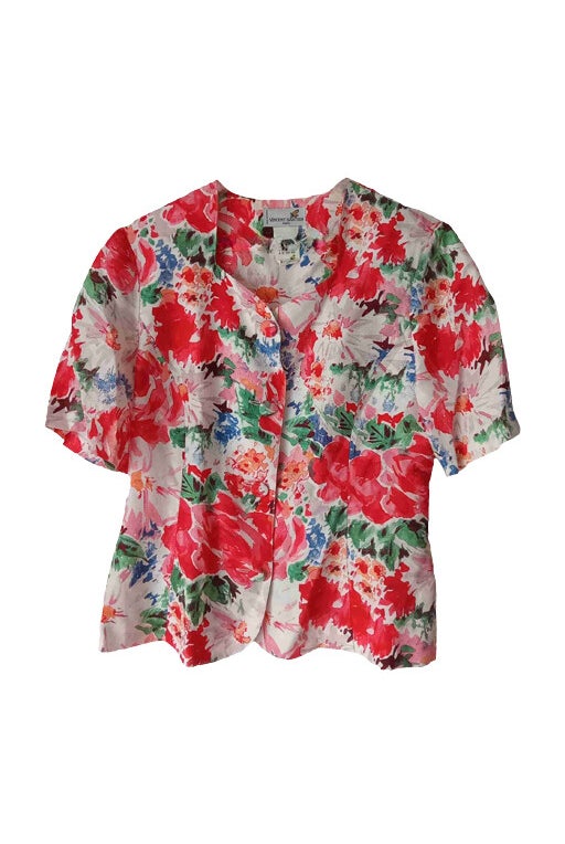 Blouse à fleurs 