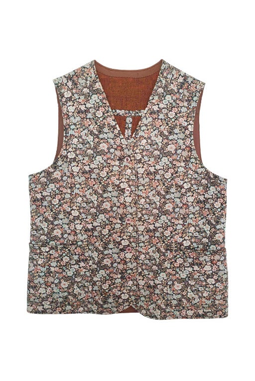 Gilet à fleurs 