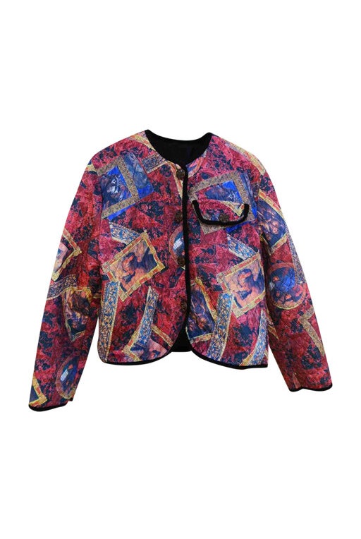 Velvet quilted jacket 