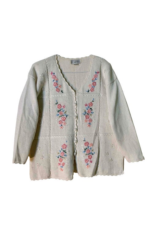 Embroidered cardigan 