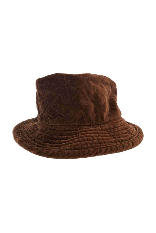 Velvet bucket hat 