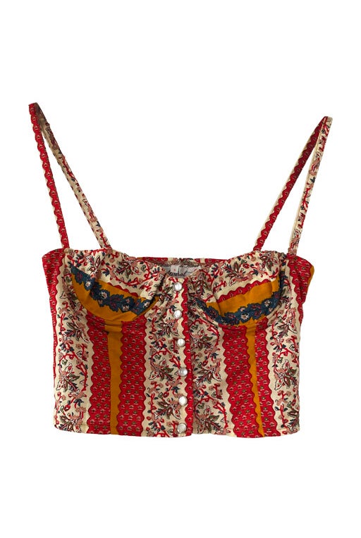 Provencal bustier 