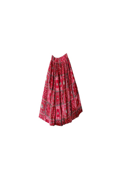 Provençal buttoned skirt