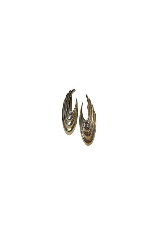 Metal clip earrings