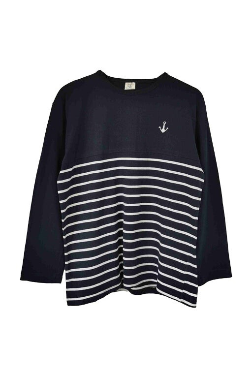 Embroidered sailor top