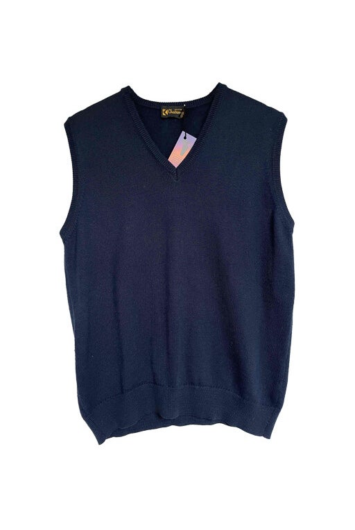 Pull sans manches en laine