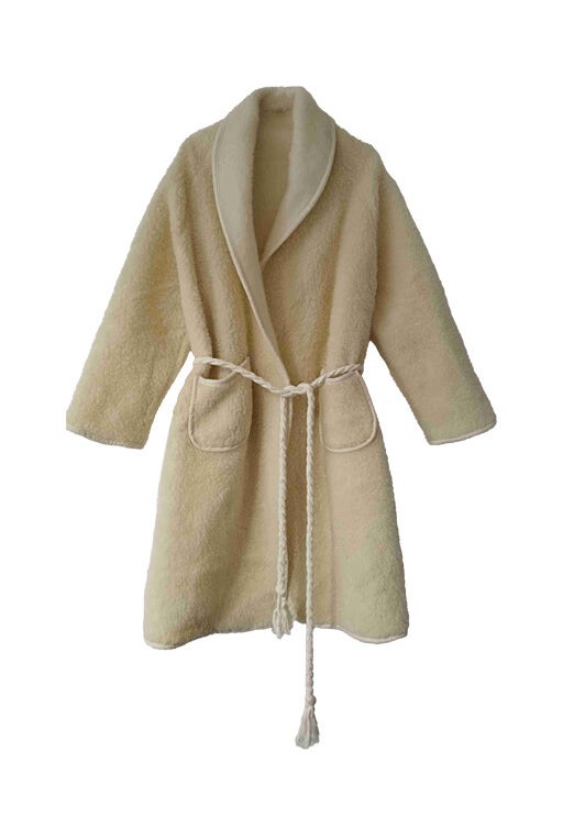 Wool dressing gown 