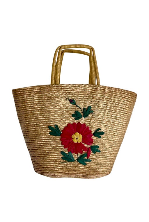 Embroidered basket 