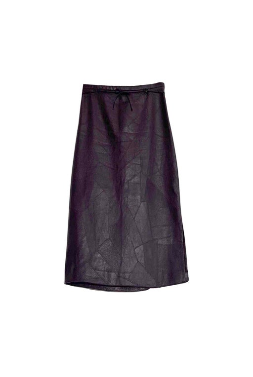 Faux leather skirt 