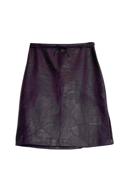 Faux leather skirt 
