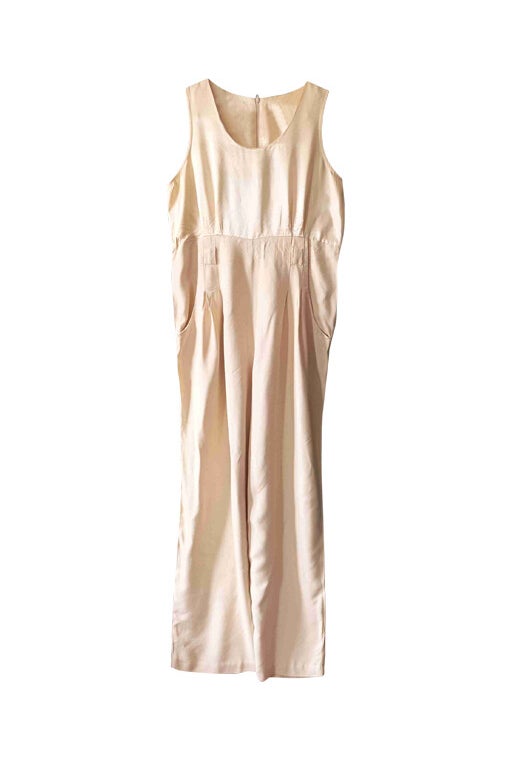 Cotton and viscose jumpsuit 