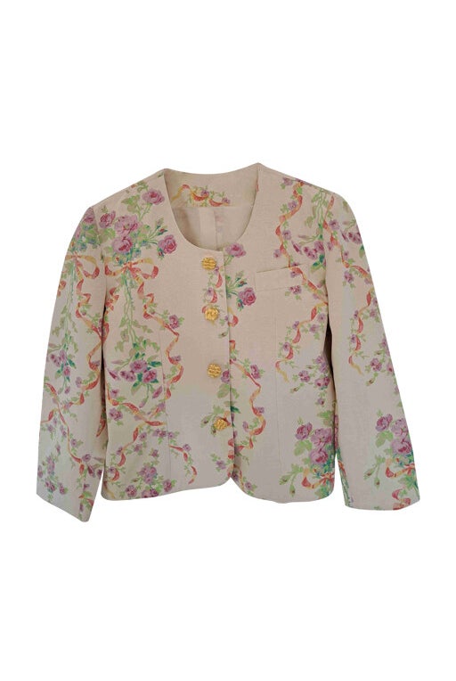 Veste à fleurs 