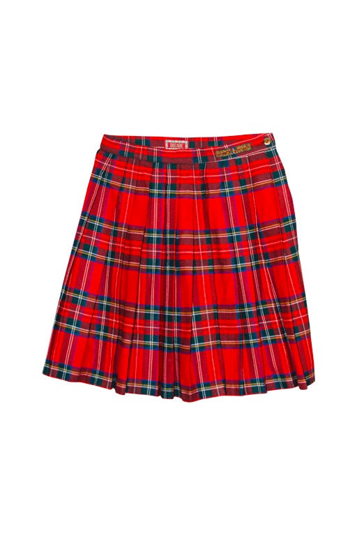 Wool mini skirt 