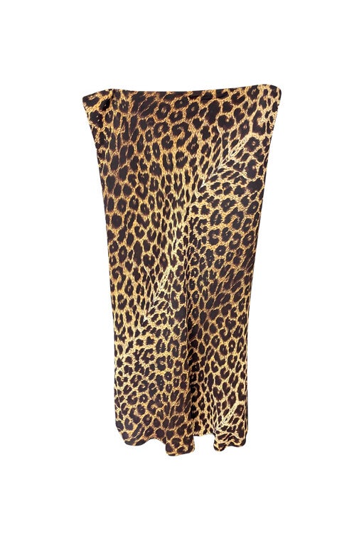 Leopard skirt 