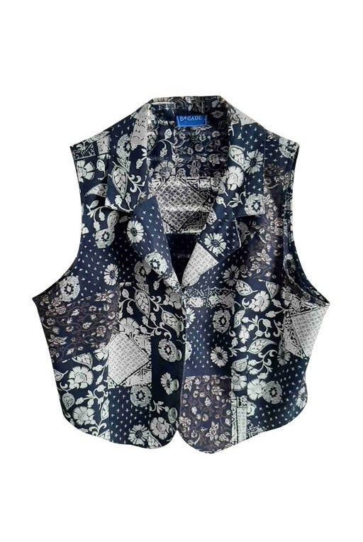 Gilet à fleurs