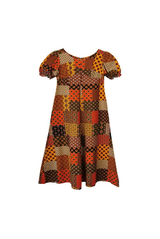 Provencal patchwork dress 