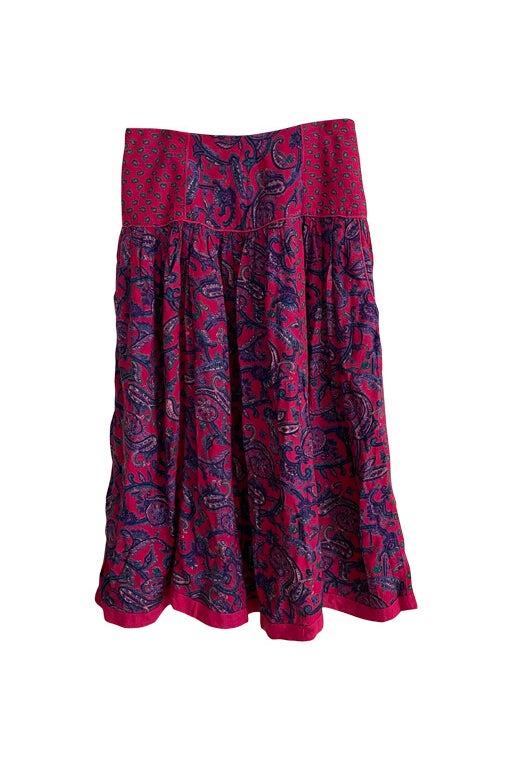 Paisley Skirt 