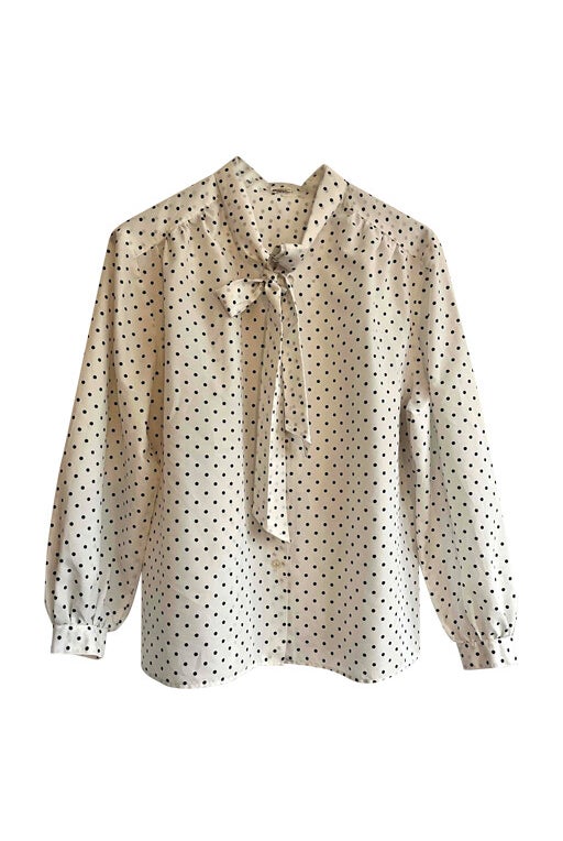 Blouse à pois 