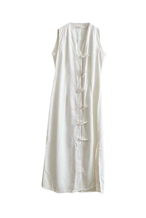 Linen and viscose dress 