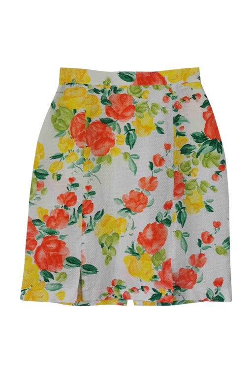 Floral mini skirt 