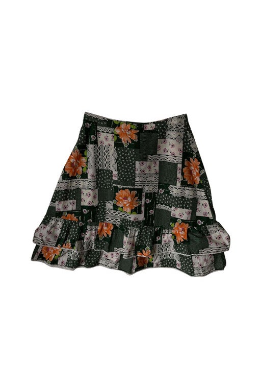 Floral patchwork skirt 