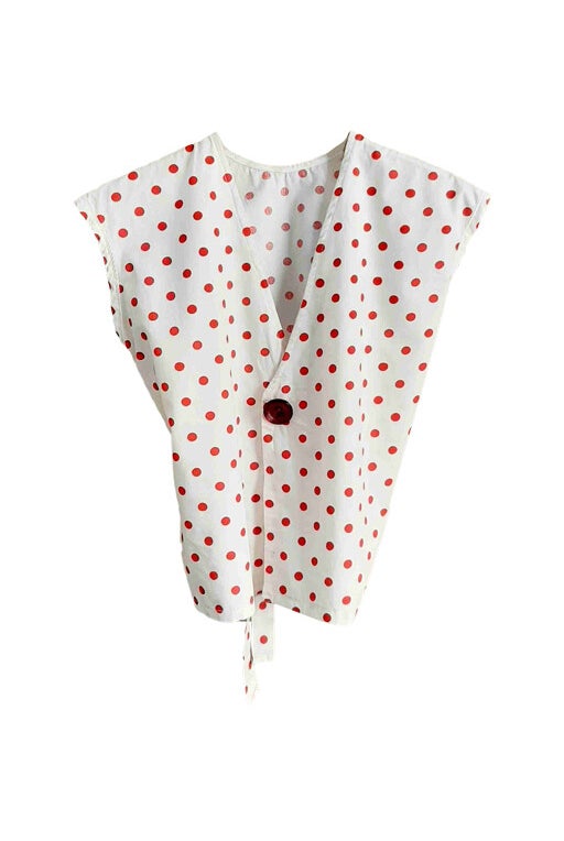 Blouse à pois 