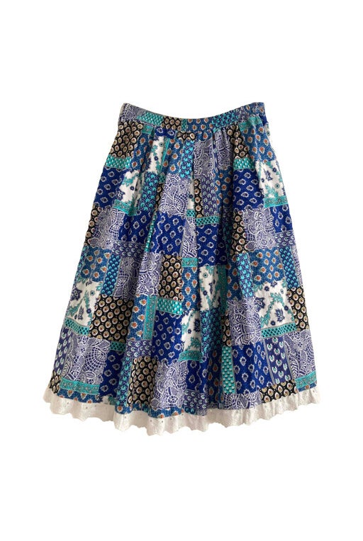 Austrian patchwork skirt 