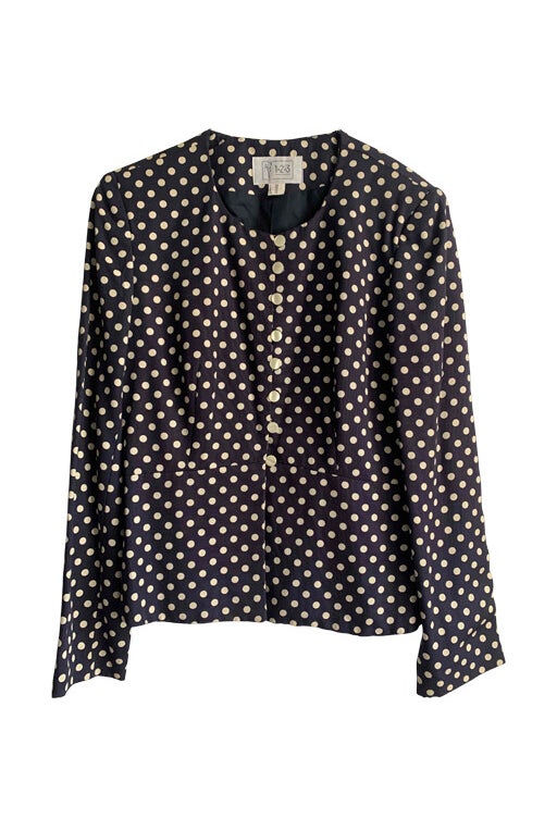 Polka dot jacket 