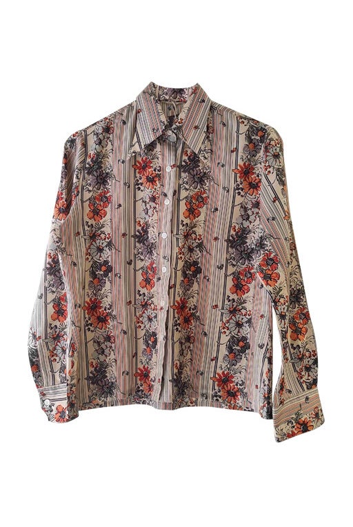 Chemise à fleurs 