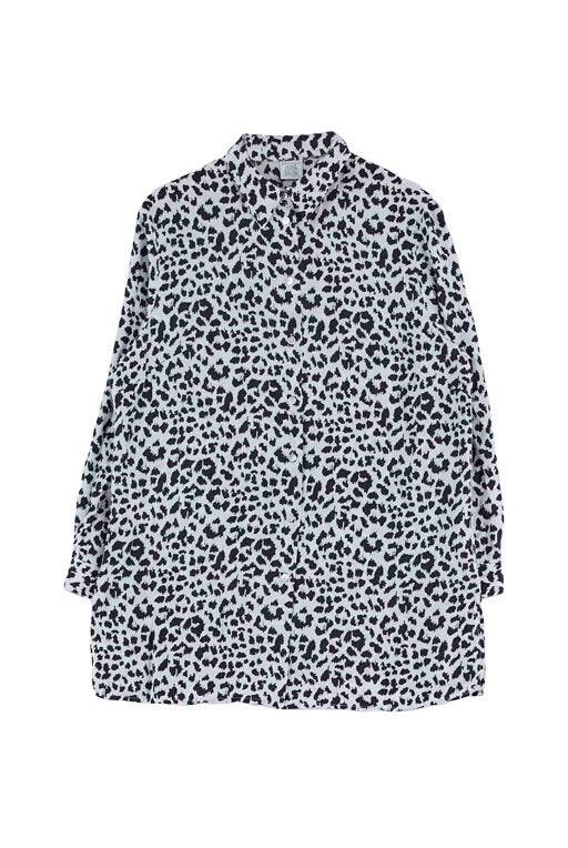 Leopard silk shirt 