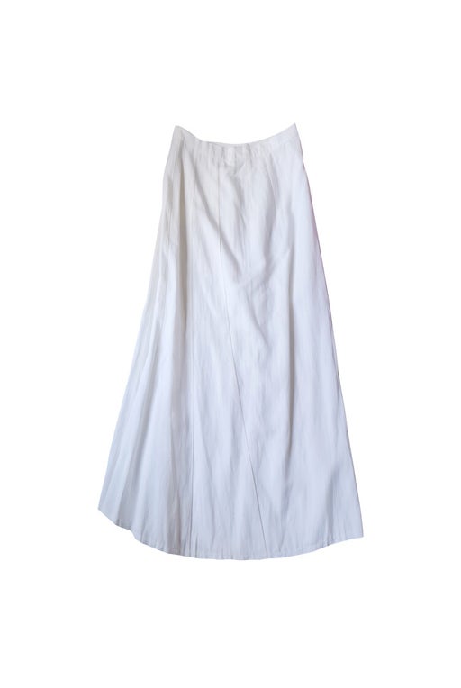 Linen and viscose skirt