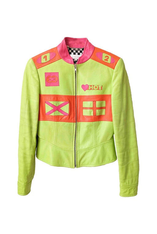 Escada leather jacket